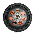7-Function Garden Hose Sprayer (Black/Orange Zebra)