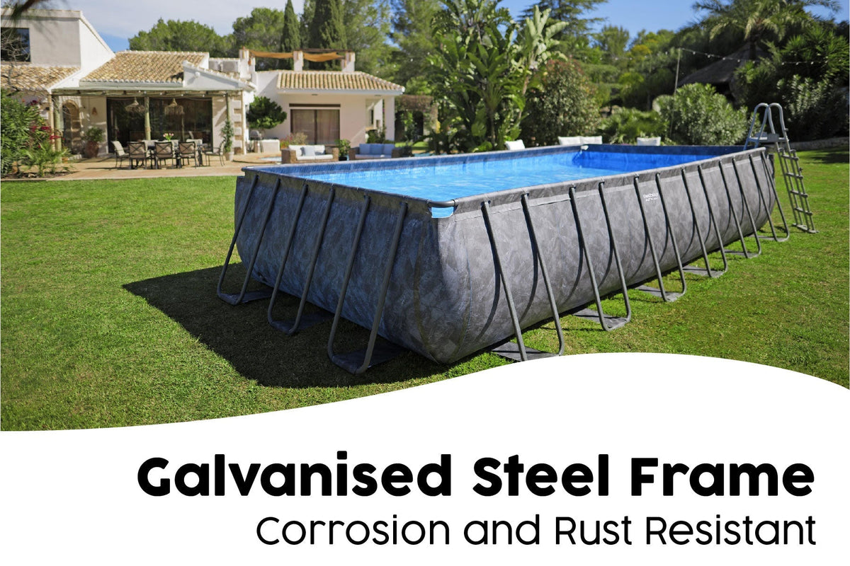 24' APX 365 Rectangular Pool Set
