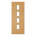 Galway Oak Unfinished Glazed Internal Door - All Sizes