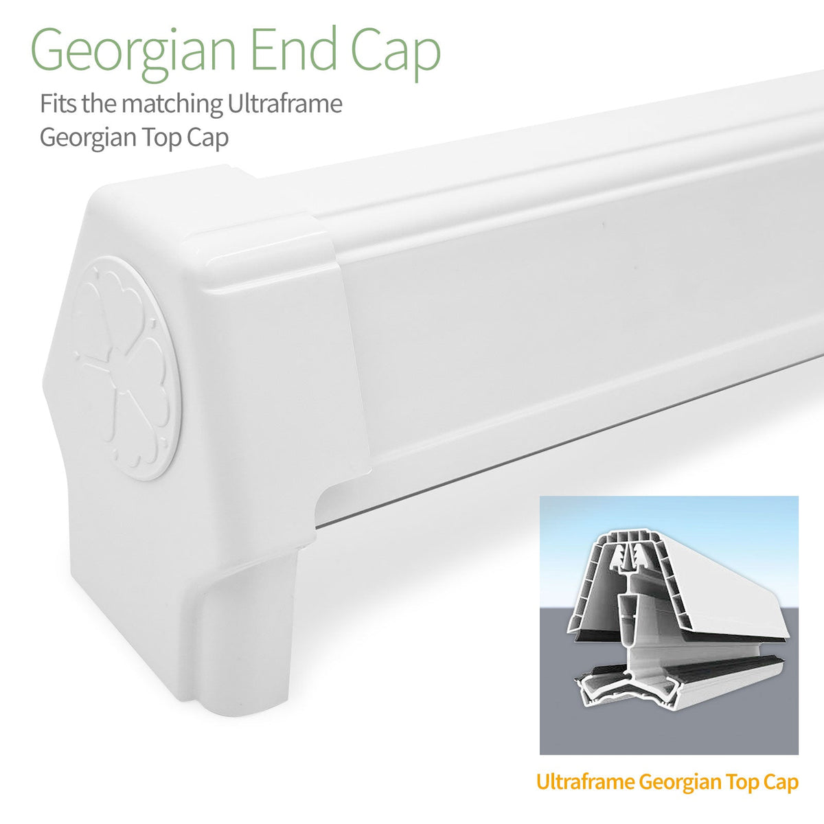 Ultraframe CCG001 Georgian Glazing Bar End Cap
