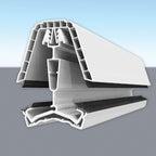 Ultraframe Chambered Glazing Bar Top Cap