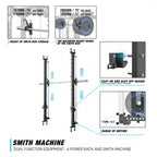 RX3 Tornado Smith Machine Plate Loaded Rack
