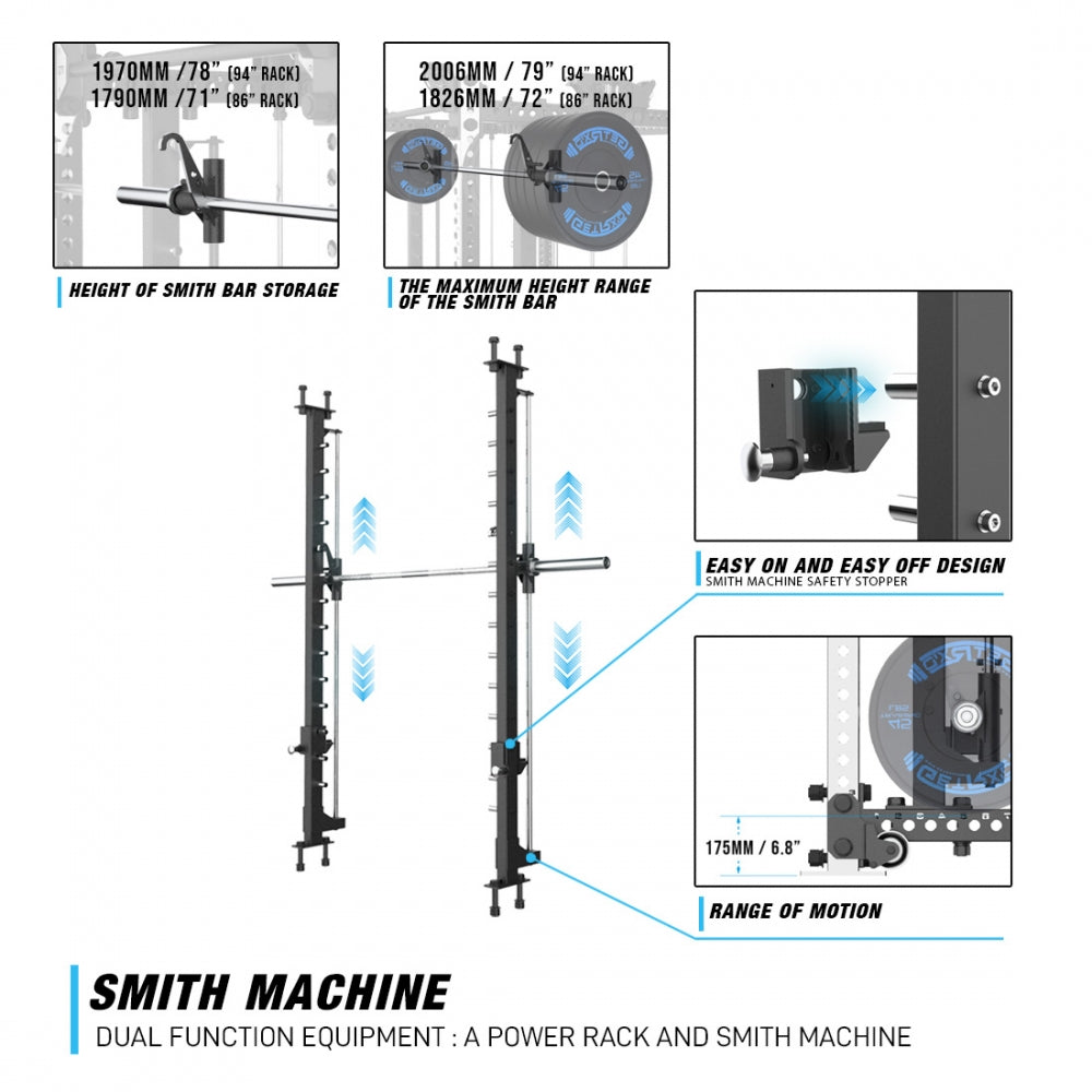 RX3 Tornado Smith Machine Rack