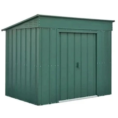 Globel 6ft x 4ft Low Pent Metal Garden Shed - All Colours