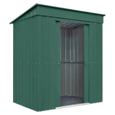 Globel Pent Metal Garden Shed