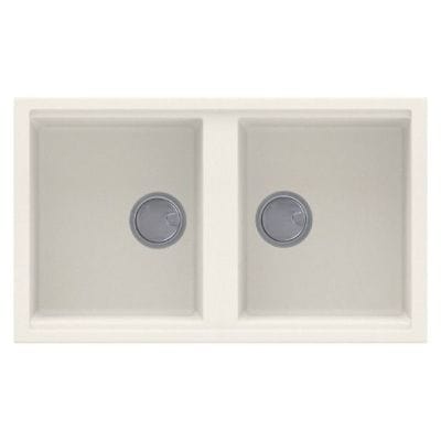 Best 450 Elleci 2 Bowl Granite Kitchen Sink - All Colours