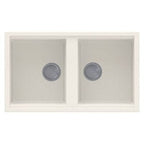 Best 450 Elleci 2 Bowl Granite Kitchen Sink - All Colours