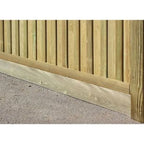 Gravel Board for Use with Slotted Posts