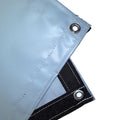 18 oz Heavy Duty Gray Coated Vinyl Fire Retardant Tarp by AtlasShield®