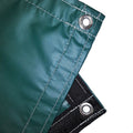 18 oz Heavy Duty Green Coated Vinyl Fire Retardant Tarp by AtlasShield®
