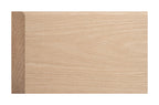 Bullnose/Pencil Round 1 Edge Solid Oak Skirting Boards