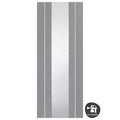 Forli Pre-Finished Light Grey Door with Clear Glass