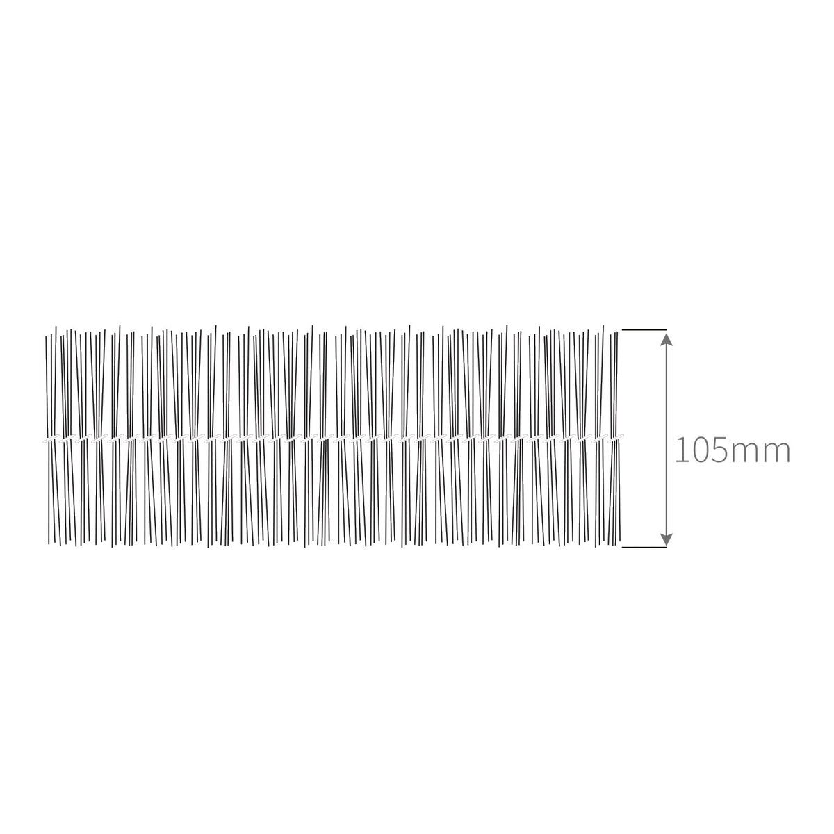 FloPlast Gutter Brush Leaf Guard (4m)