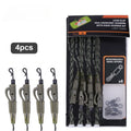 Reelfishing Lead Clip 45lb Leadcore Leaders with Kwik Change Kit Light Camo
