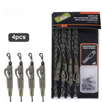 Reelfishing Lead Clip 45lb Leadcore Leaders with Kwik Change Kit Light Camo