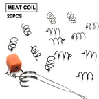 Reelfishing Meat Coils for Carp Hair Rigs