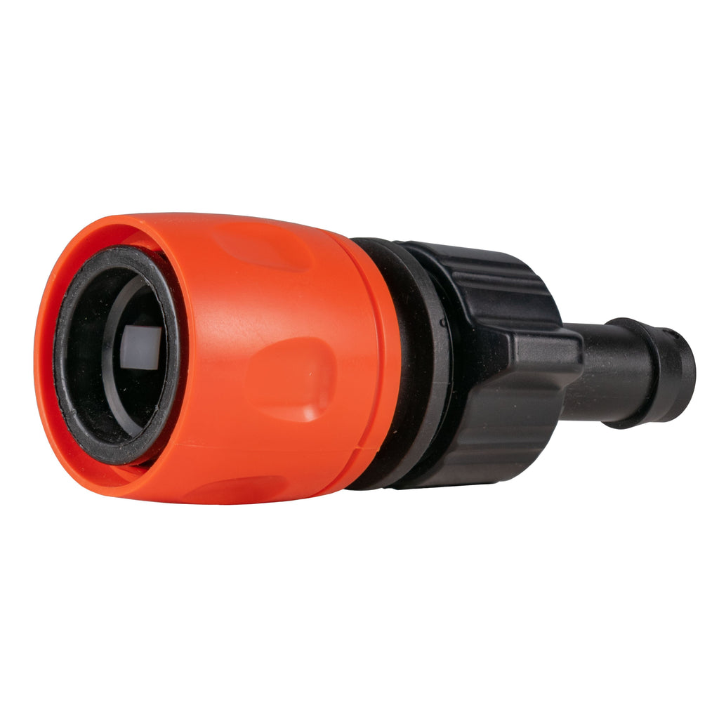 Geka Type Connector with BSPF-Quick Connect Valve & Hose Connector 16mm Barb