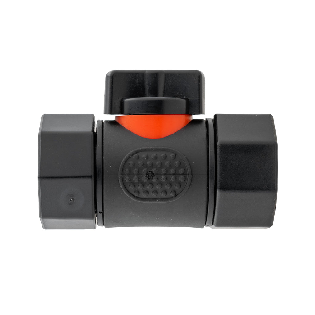 IBC 2” S60X6 Cap with In-Line BSPF Valve and Geka Type Fitting