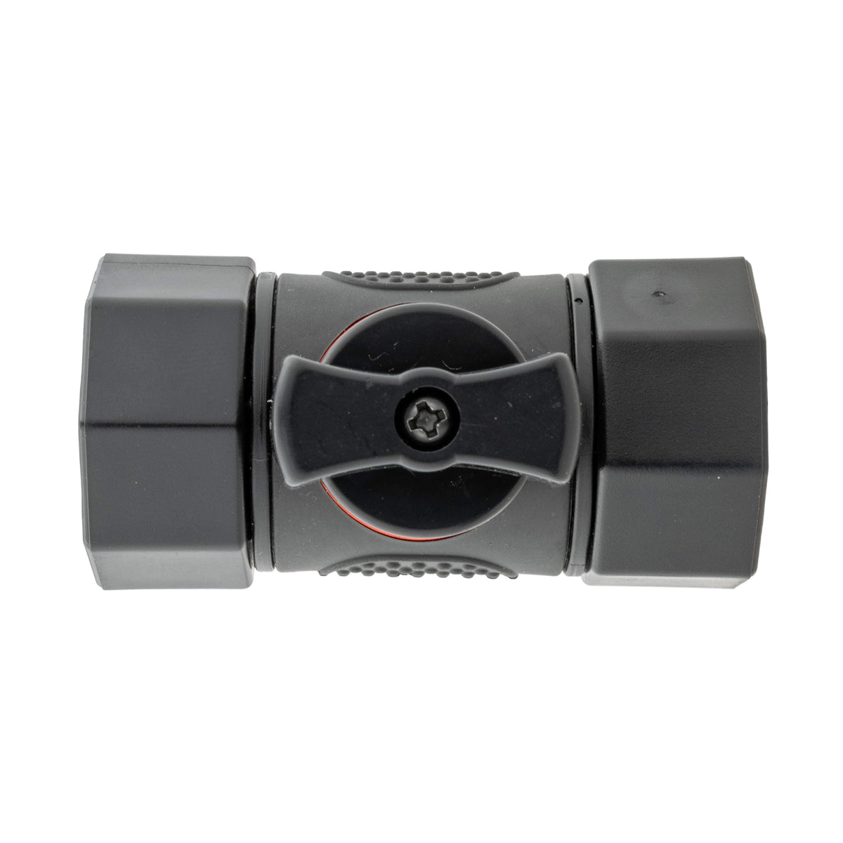 In-Line BSPF Valve with 2 x Hose Connectors Blue
