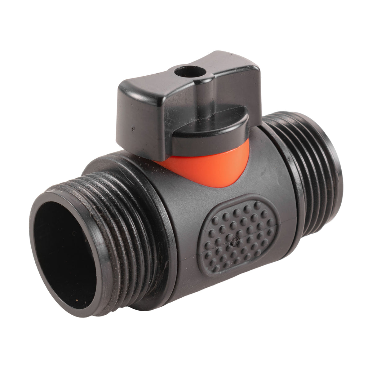 In-Line BSPM Valve with 2 x 13mm Brass Barb Connectors