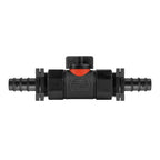 In-Line BSPF Valve with 2 x 16mm Barbed Straight Connectors