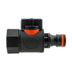 20mm MDPE Straight with BSPF-Quick Connect Valve & Hose Connector Brass