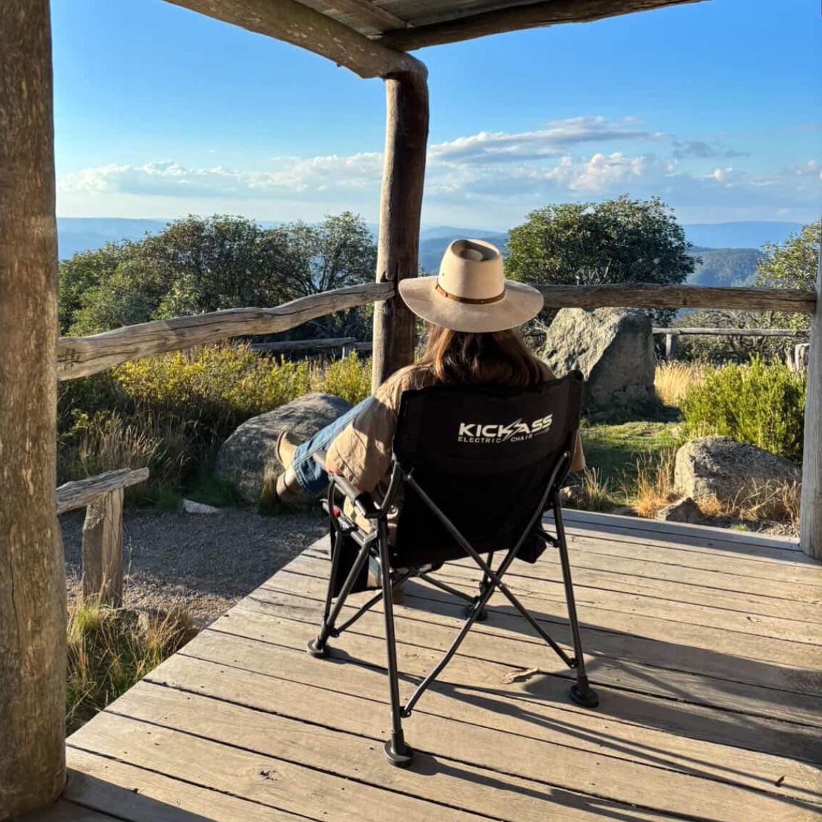 KickAss Ultimate Adventure Electric Camping Chair with Heating Function