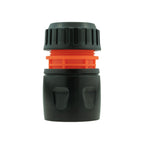 Female Hose Connector, 1/2" or 5/8" Hose, Black/Orange