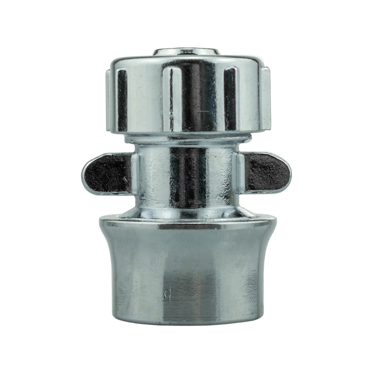 16mm Barbed Straight with BSPF-Quick Connect Valve & Hose Connector Zinc