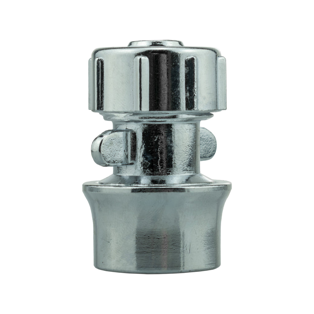 Female Hose Connector ½” Hose Zinc Chrome