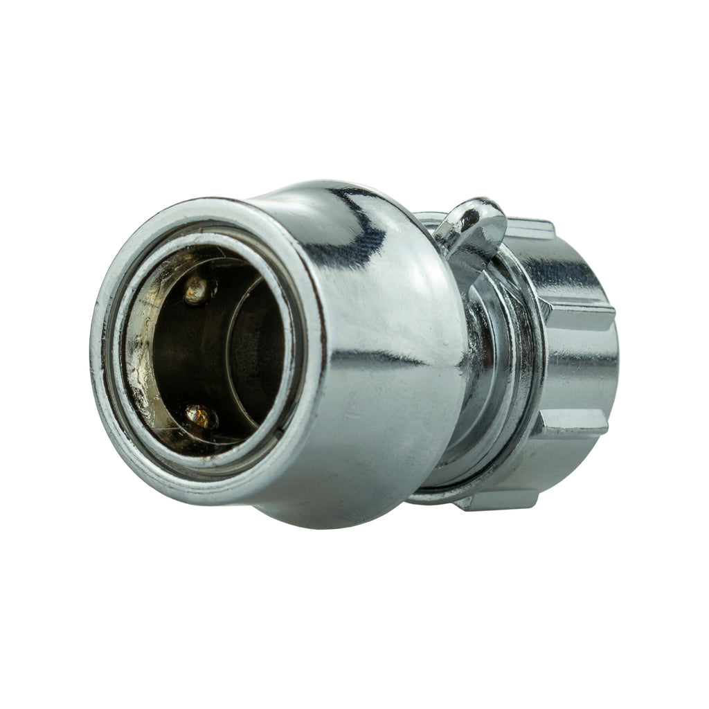 IBC 2” S60X6 Cap with BSPF Thread-Quick Connect Male Valve and Hose Connector Zinc
