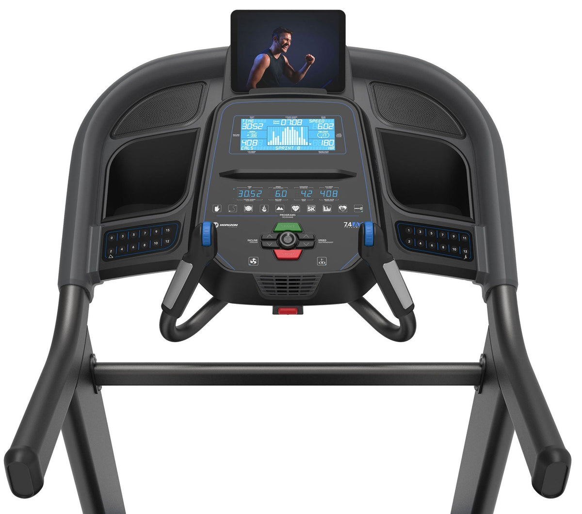 NEW Horizon 7.4AT @Zone Folding Treadmill