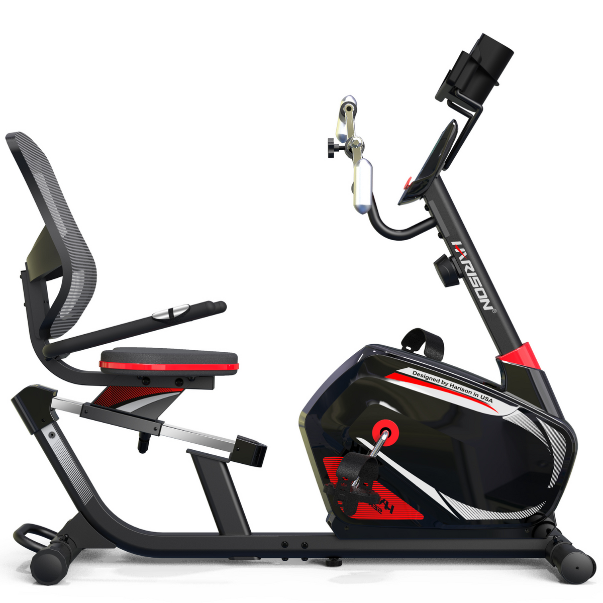 Harison Sharp Series HR-Recumbent Exercise Bike With Arm Exerciser