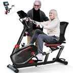 Harison Sharp Series HR-Recumbent Exercise Bike With Arm Exerciser