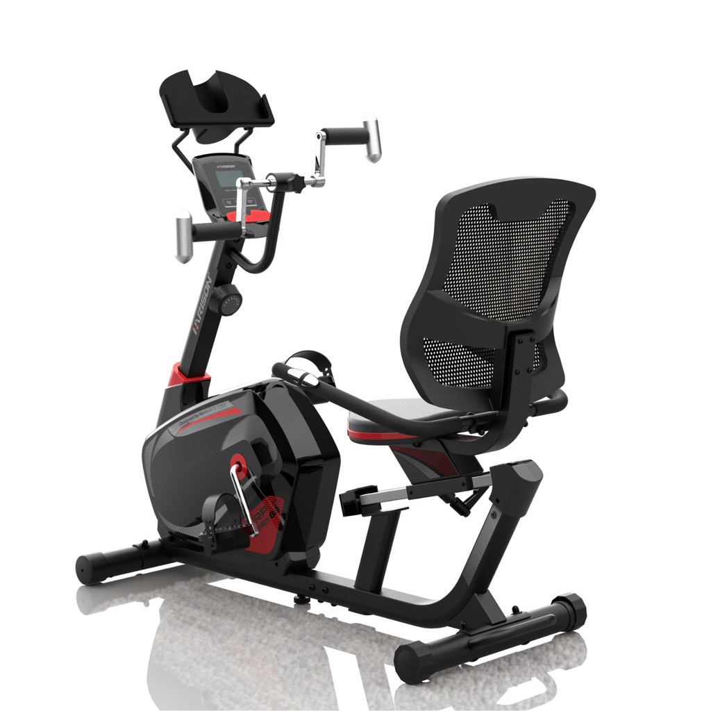 Harison Sharp Series HR-Recumbent Exercise Bike With Arm Exerciser