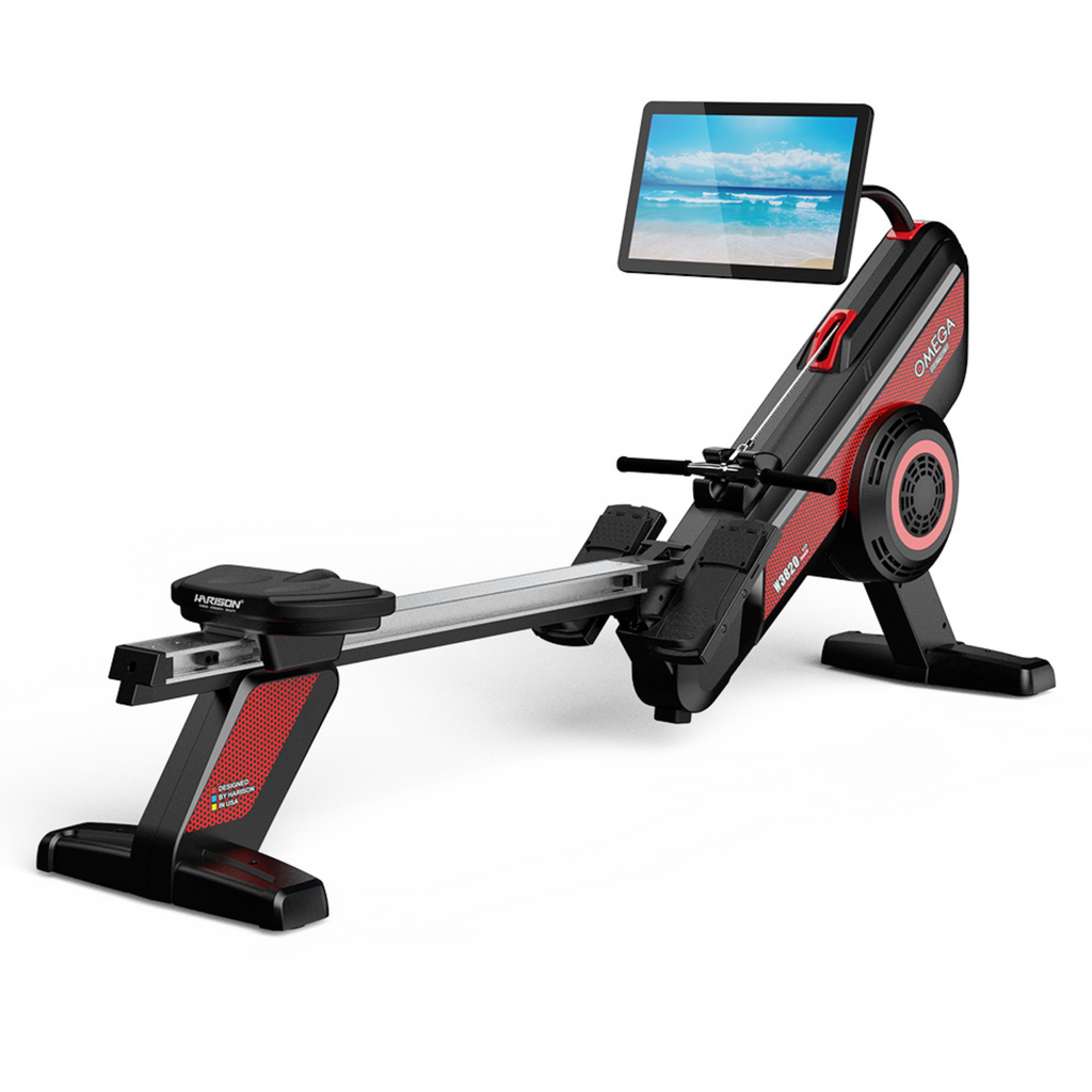 Harison Omega HR-W3820Track Commercial Rower - Touch Screen Console