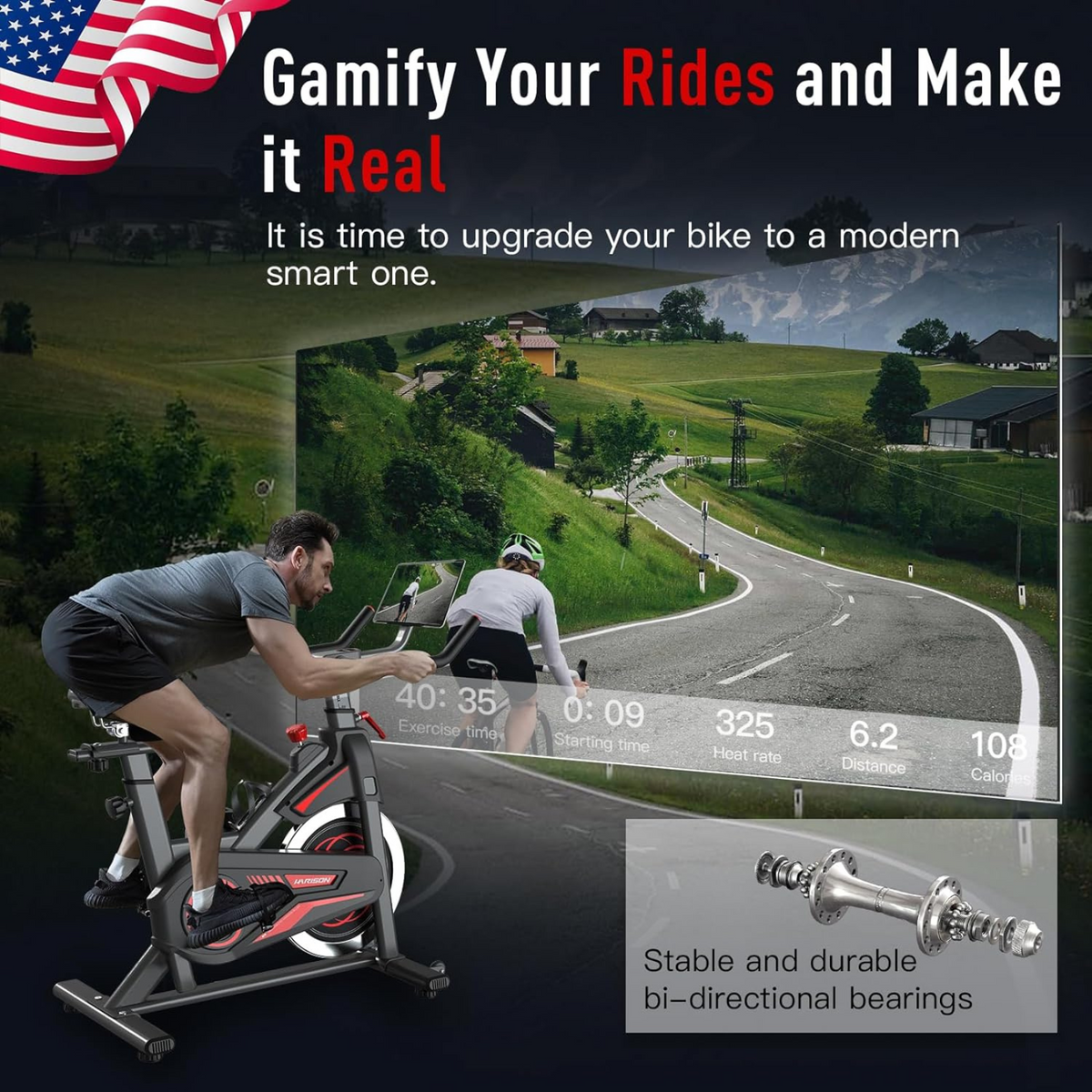 Harison HR-X15 Magnetic Exercise Bike
