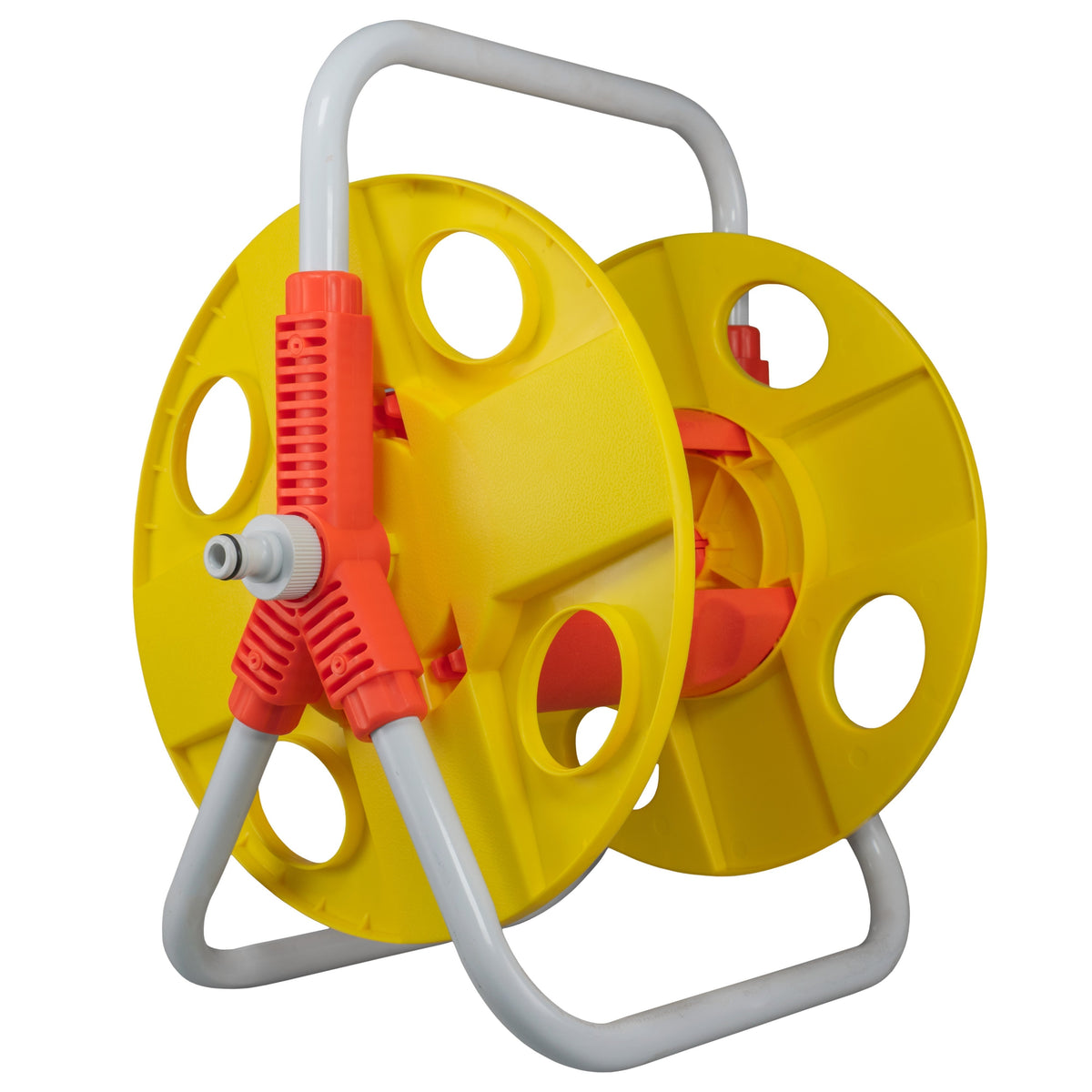 Hose Reel for 20m 1/2" Garden Hose Yellow