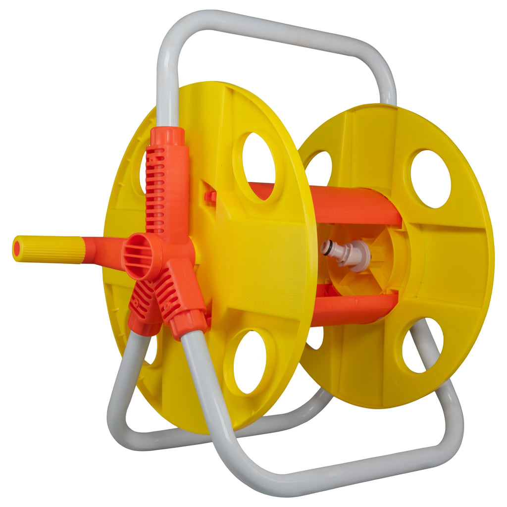 Hose Reel for 20m 1/2" Garden Hose Yellow
