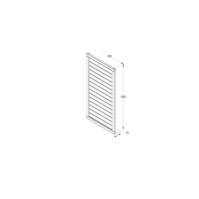 Forest Horizontal Tongue & Groove Gate x 6ft (h)