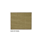 Forest 6ft x 6ft Pressure Treated Horizontal Tongue and Groove Fence Panel