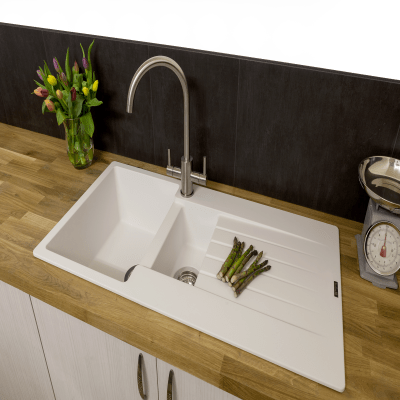 Harlem 1.5 Bowl Granite Composite Kitchen Sink - All Colours