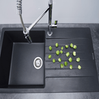 Harlem 1 Bowl Granite Composite Kitchen Sink - All Colours