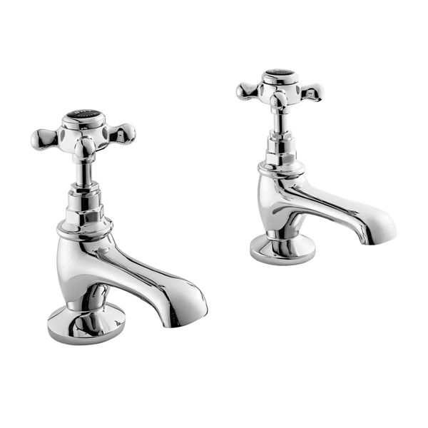 Hex Black Basin Taps