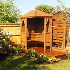 Honeysuckle Corner Arbour - 4ft x 4ft (Pressure Treated)