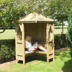 Honeysuckle Corner Arbour - 4ft x 4ft (Pressure Treated)