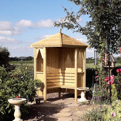 Honeysuckle Corner Arbour - 4ft x 4ft (Pressure Treated)