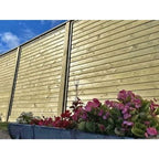 Level Top Tongue and Groove Effect Fence Panel Horizontal Panels - All Sizes