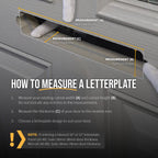 Yale Postmaster 12" Letterplate