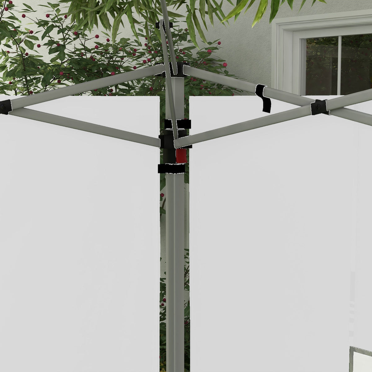 Gazebo Side Panels for 3x3(m) or 3x4(m) Pop Up Gazebo, 2 Pack Sides Replacement, White